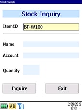 Inventory Operation (Batch) Sample